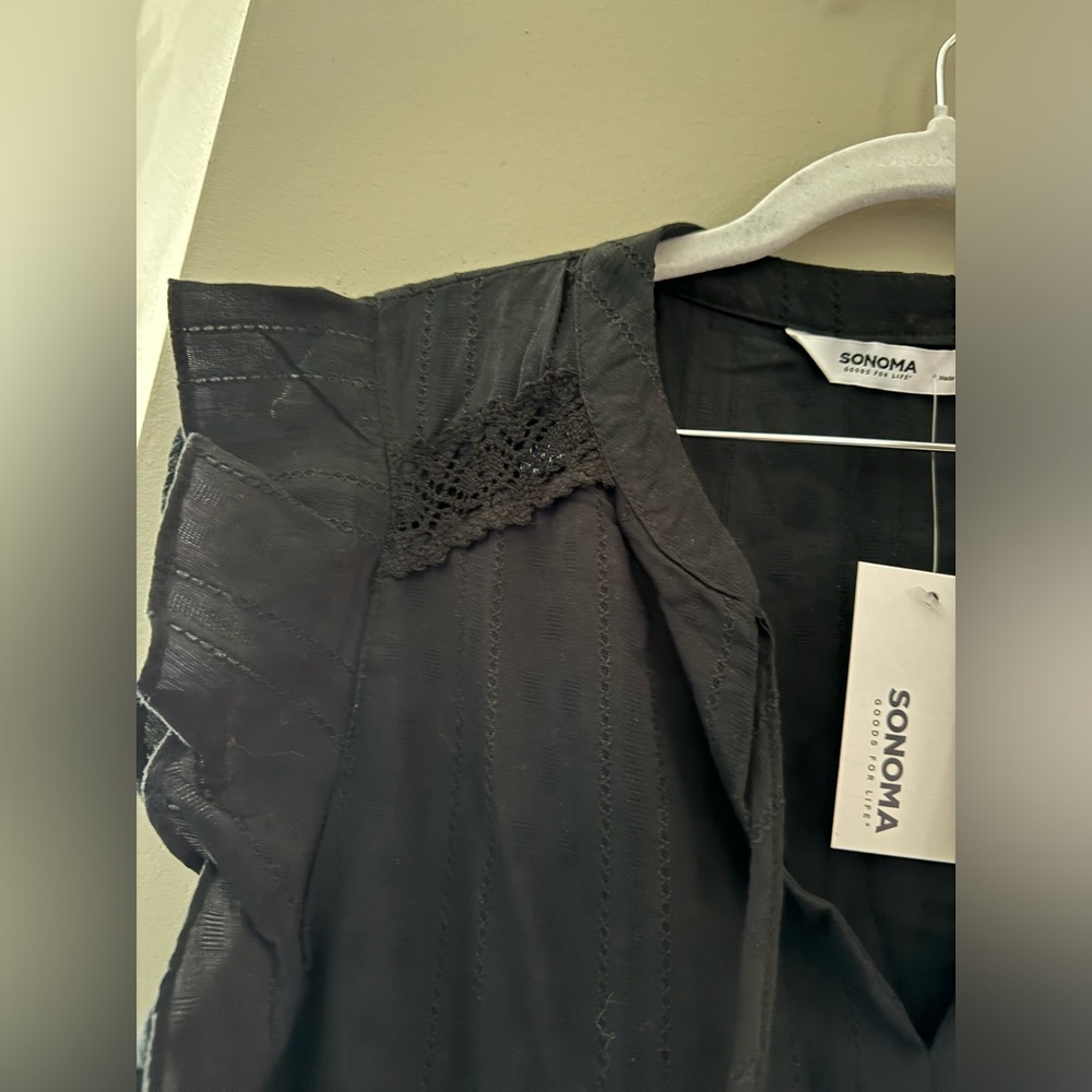 Sonoma V Neck Textured Dress - Picture 4 of 5